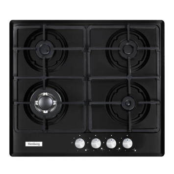 ჩასაშენებელი ქურის ზედაპირი ELENBERG EBG-M6B BLACK
